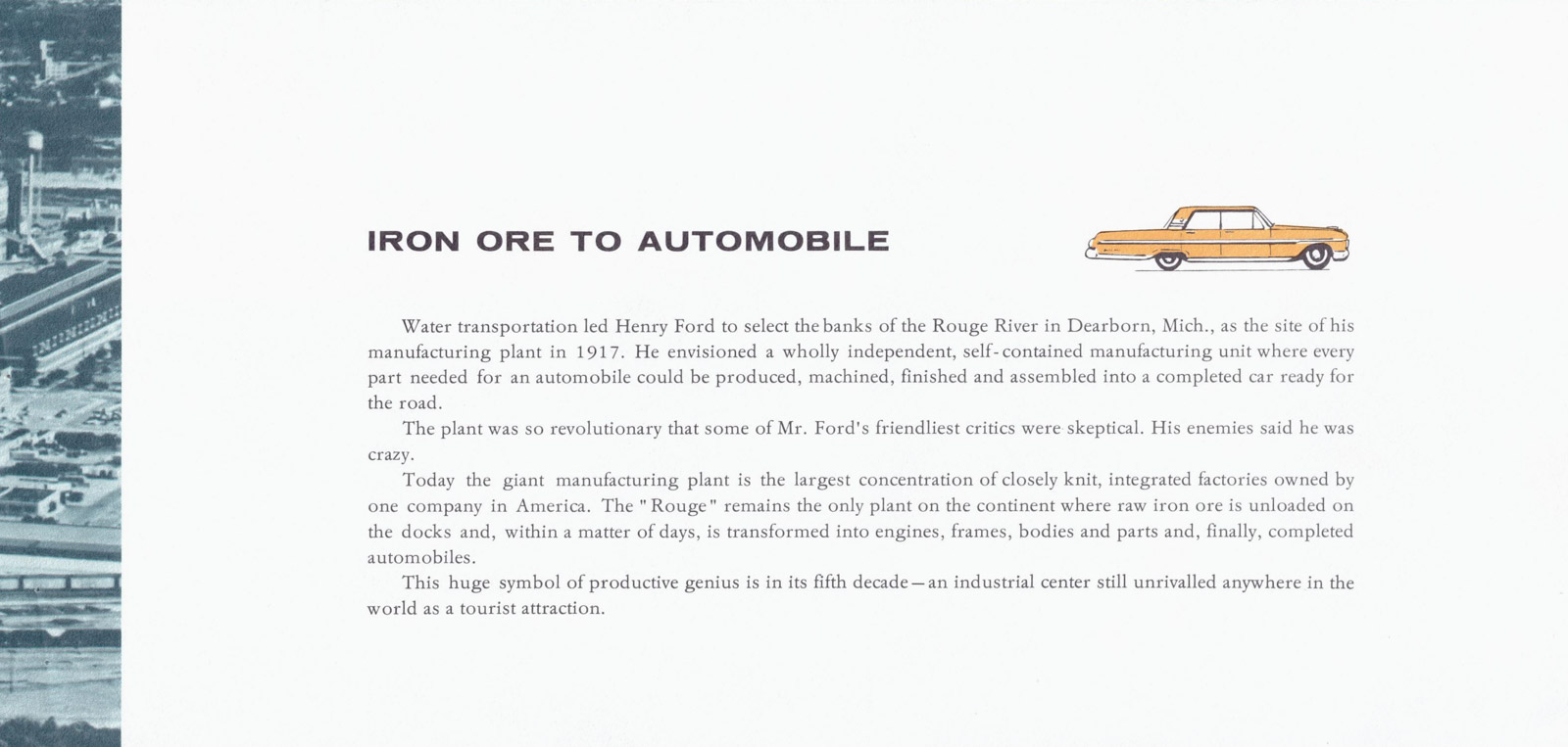 Iron Ore to Automobile